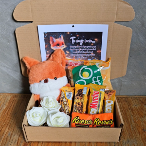 ✨ Orange Fox Gift Ideas Surprise Package Custom Message Gift for Him or Her Special Occassions Giftset and Hampers Ready to Giveway