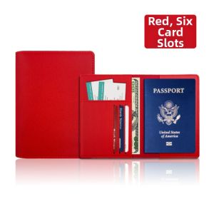 Custom Multifunction PU Leather Passport Holder