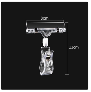 Double-Headed Price Tag Clips for Clothing Stores Promotional Labels Advertising Price Display Boards Business Supplies
