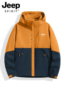 Áo Khoác Ngoài Nam JEEP 2025 Mùa Xuân Thu Mùa Đông Trẻ Trung Thường Ngày Áo Khoác Ngoài Chống Gió Lót Lông Cừu Dày Áo Khoác Ngoài Ba Trong Một