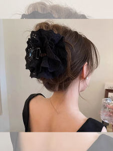 กิ๊บติดผมลายดอกไม้สไตล์บัลเล่ต์ขนาดใหญ่ กิ๊บติดผมผู้หญิง กิ๊บติดผมทรงหัวเรือ กิ๊บติดผมแบบหัวเรือขนาดใหญ่ ที่คาดผมแบบเกาหลี