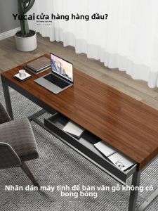 Miếng Dán Bàn Làm Việc Chống Thấm Nước Chống Dầu Chống Cháy Dày Cải Tiến Trang Trí Nội Thất Phòng Khách PVC Họa Tiết Gỗ