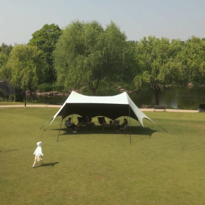 Outdoor Tent Sunscreen Shade Canopy Waterproof Butterfly-Type Tent Canopy Oxford Cloth Camping Picnic Shade Canopy