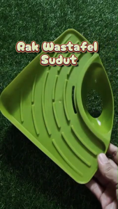 (BISA COD)Rak Wastafel Sudut Sabun Dapur Keran Tempat Spons Cuci Piring Serbaguna Kitchen Sink