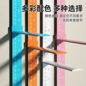 2024 New Height Measurement Wall Stickers for Children Baby Professional Mobile 3D Non-Damaging Wall Stickers Cute Cartoon Resin