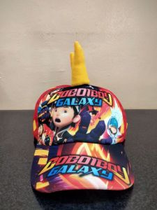 TOPI ANAK KALAKTER BOBOIBOY TANDUK TEBAL GRATIS NAMA USIA 1- 12 TAHUN/PEMESANAN NAMA DI CEHAT AJA