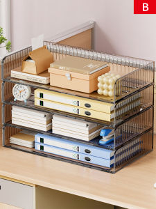Desk Organizer Shelf Small Multi-level Document Storage Organizer