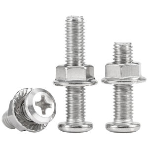 POWER&STRONG | 304 Stainless Steel Cross Flat Head Screws and Nuts