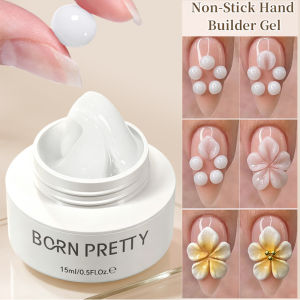 BORN PRETTY 15ml 5D Sculpting Gel Non Stick Hand Builder Gel DIY Nail Carving Gel For Bow Flower Geometric Shape Nail Design