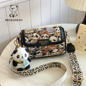 Beibaobao | Bear Design Original Style Korean INS Trendy Canvas Bag