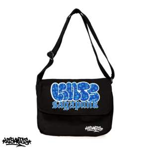 Losantos - Tas Selempang Pria Sagapunk Black Free Sticker