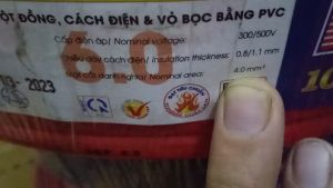 Dây điện ruột đồng 2 lõi chịu tải công suất cao Daphaco đôi dẹp mêm 6.0 (50m)