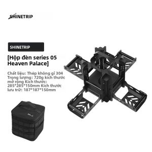 Giá Đỡ Đèn Cắm Trại Bằng Thép Không Gỉ ShineTrip 05 Series Light Array 19/38 Đèn Tự Chế Bóng Đèn Sky Palace Cho Dụng Cụ Ngoài Trời
