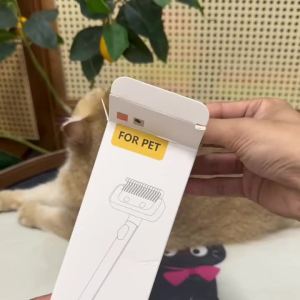 Stainless Steel Pet Grooming Comb for Thinning Hair Gentle on Skin Dog Hair Removal Brush Pet Products for Long Hair Dog and Cat