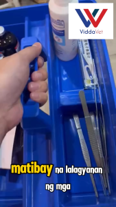 Durable Veterinary Storage Bin Metal Medicine Box for Pet Emergencies