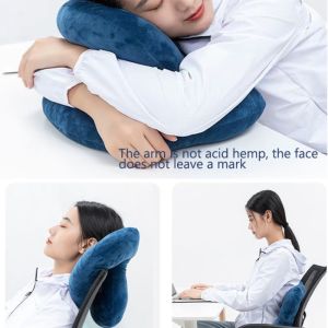 Office Nap Pillow Stuffed Nap Pillow Cushion Stitch Nap Travel Pillow Student Lunch Break Pillow