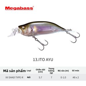 Megabass | Mồi Cá Dài Bơi Chậm