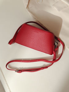 Fashionable Korean Style Bucket Bag Womens Crossbody Shoulder Bag Elegant Sensation Handbag Youth Daily Match PU Leather