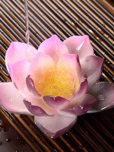 Đồ Trang Trí Trà Đổi Màu Hoa Sen Có Thể Nuôi Nghệ Thuật Trà Bàn Trà Bàn Trà Bàn Đĩa Trang Trí Cao Cấp Phụ Kiện Đạo Cụ Trà