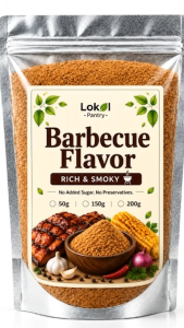 200mL Bottle Shaker Lokal Pantry BBQ Flavor Powder | Premium Seasoning | Natural Cooking Ingredient for Chicken Beef Pork Seafood Vegetables French Fries Popcorn Rice Pasta Marinades Dry Rubs Grilling Roasting & Everyday Culinary Use