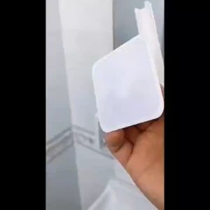 L-type hook Wall storage bag Bathroom kitchen storage shelf non-trace self-adhesive roll paper pot lid holder hook.
