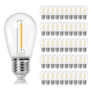 S14 1W Dây Đèn LED E27 Đế Vintage Edison Nhựa Chống Thấm Nước Cho Tiệc Ngoài Trời Trang Trí Lễ Cưới Tương Thích Với 11W