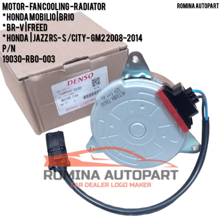 MOTOR FAN RADIATOR HONDA JAZZ RS GK5 CITY GM2 GM6 20082021 ORIGINAL