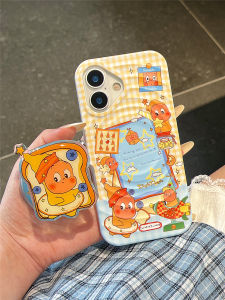 Gurao Cute Toastie Star Man Magnetic Phone Stand Compatible with Apple 16promax Iphone 13 Unique Female Model 16pro Anti-fall 14pro Protective Case