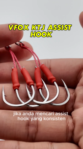 VFOX KTJ ASSIST HOOK Mata Kail Ikan FISHING HOOK Cangkuk Mancing Matakail Tajam Mata Pancing