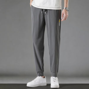 Breathable Quick-drying Ice Silk Jogger Pants with Elasticity