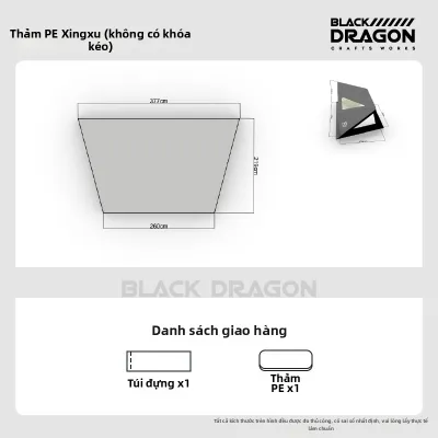 BLACK DRAGON | Lều Dã Ngoại Chuyên Nghiệp Hơi