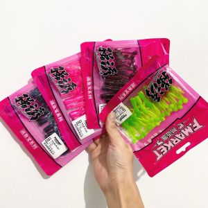 Mồi Câu Cá Mềm Lu Ya Tôm Tôm Nước Nổi Câu Cá Tuần Tra F-MARKET Mồi Giả Cá Vược Cá Thêm Muối Hố Đen Neide 2.5 Inch