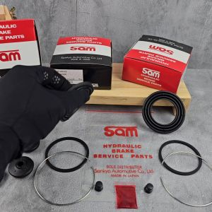 SIL SEA PISTON REM CAKRAM RODA DEPAN SUZUKI JIMMY KATANA KIRI KANAN 1SET SAM