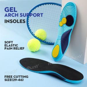 RunY 1 Pair Orthopedic Arch Support Gel Insoles: Pain Relief & Comfortable Foot Support