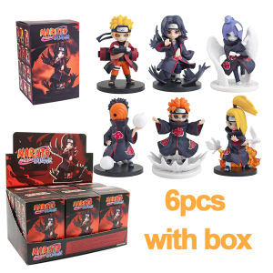 Bandai | Anime Naruto Shippuden Akatsuki Arc Series Trendy Blind Random Box Toys Mystery Box Guess Action Figure Surprise Gift