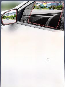 HELLOLEIBOO | Leibin Rearview Mirror Rainproof Film Car Window Waterproof Sticker Rainy Day Reflection Mirror Water-Resistant Tool