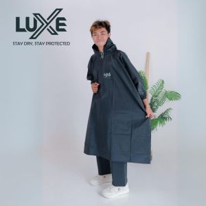 Jas Hujan Ponco Kelelawar Pria Wanita Dewasa Anti Rembes Premium By LUXE