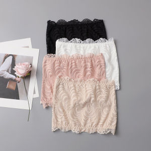 เสื้อชั้นในลูกไม้ไหมถักไร้สาย เสื้อชั้นในสายเดี่ยวแบบสวมหัว ผ้าไหมมัลเบอร์รี่ น้ำหนักเบา ระบายอากาศได้ดี ป้องกันแสงรั่ว เสื้อชั้นในสั้น