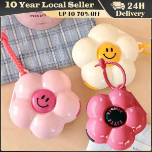 Cute Flower Medicine Box Portable Medicine Box Partitioned Pill Storage Box Multi-layer Sealing Dust and Moisture Proof