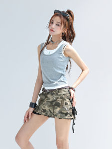 Two-in-One Wear Out Tank Top Summer Slim Fit