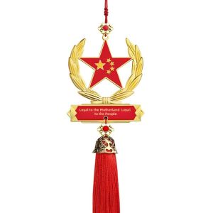 BAIMUER | Patriotic Five-Star Car Decorative Pendant
