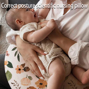 Nursing Pillow U-shaped Anti-spitting Milk Baby Pillow Washable Breastfeeding Pillow for Pregnant Women Removable Cover