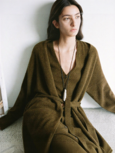 INSIS FEMME | Casual Simple Yak and Wool Knit Cardigan