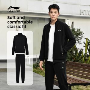 Li-Ning | Áo Khoác Hoodie Dài Tay Có Zip Thoáng Khí Thời Trang