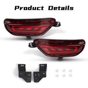 For Mazda CX-5 CX5 2017 2018 2019 2020 2021 3-Functions Car Rear Bumper Lights  Dynamic Turn Signal Brake Lamp Driving Lamp 12V