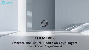 COLMI R02 Smart Ring Military Grade Titanium Steel Shell Health Monitoring IP68 & 3ATM Waterproof Multi-sport Modes
