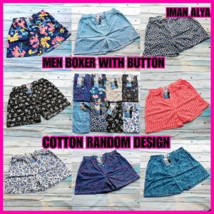 MEN BOXERS TRUNKS COLOURFUL RANDOM DESIGN SELUAR PENDEK LELAKI