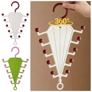 2Pcs Double Sided 10 Hooks Hangers Wardrobe Organizer V Shaped Rack Garment Management Neatly Holding Apparel Maximizing Closet