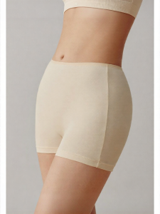 THREEGUN | High-Waist Womens Underwear Briefs Safety Pants Anti-Light Printing Flat Angle Pants Seamless Hip-Lifting Three Gun Innerwear