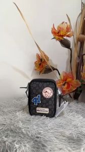 Coach Crossbody Bag 💯% Jacquard with Ski Patches - CG575 Stanton Signature - ของแท้ COACH